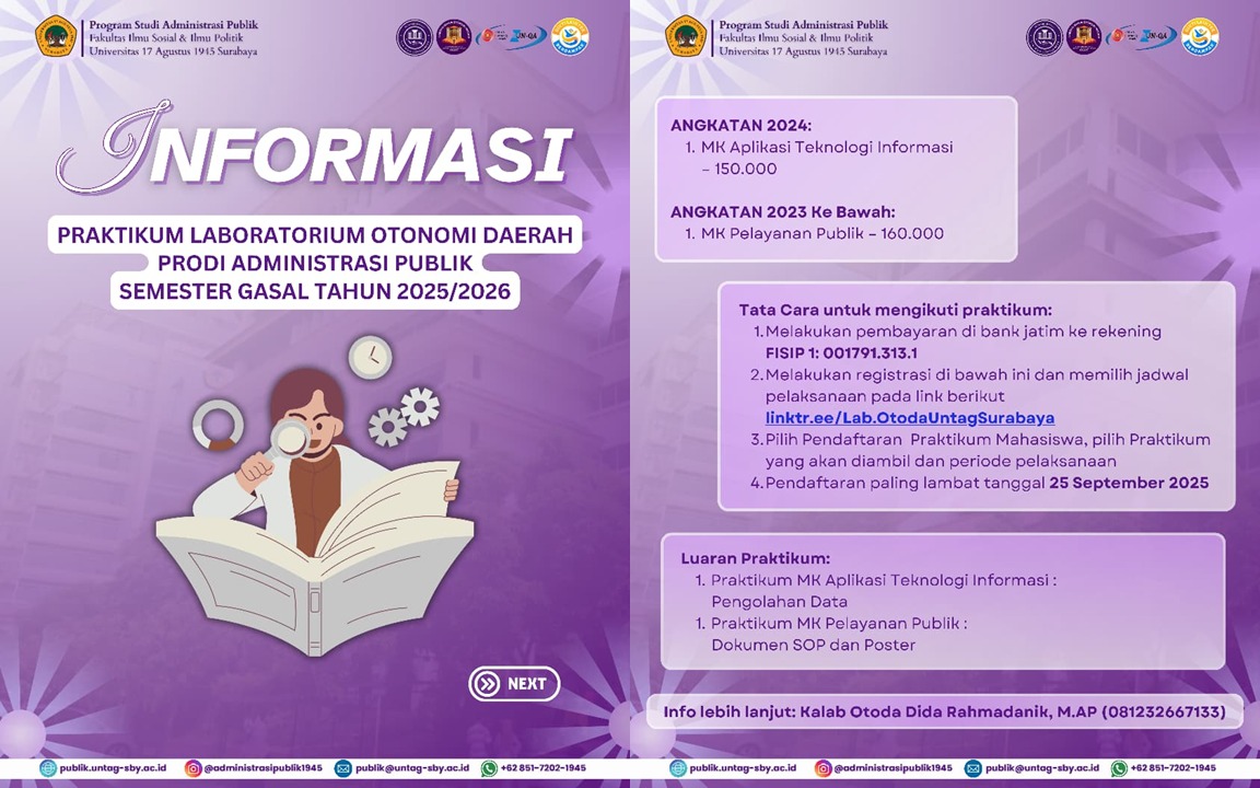Informasi Praktikum Gasal 2025/2026