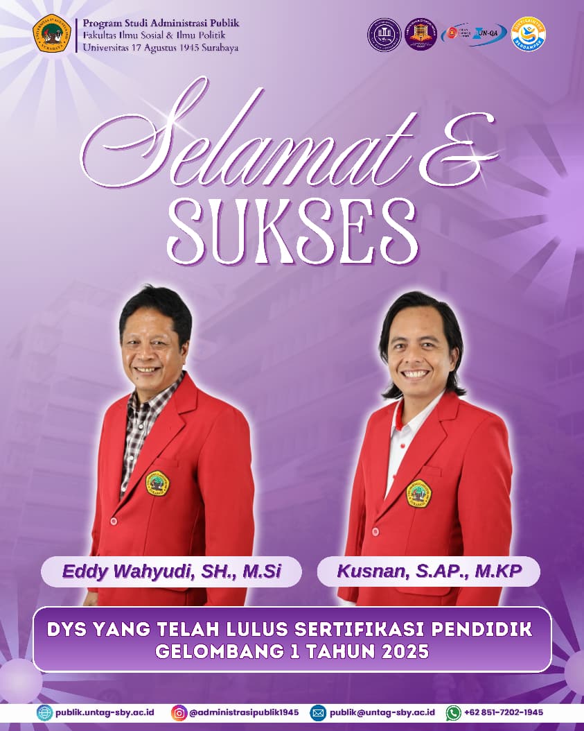 Selamat Atas Diraihnya Sertifikasi Pendidik