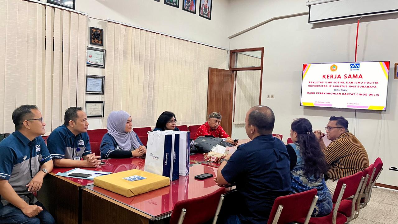 Prodi Ilmu Administrasi Negara Untag Surabaya Jalin Kerja Sama dengan BPR Cinde Wilis