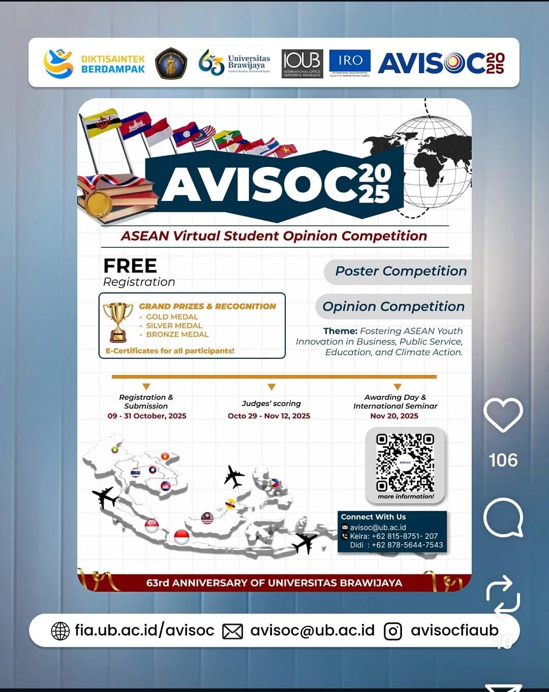 Ayo Ikut Kompetisi Dulur Publik - AVISOC (ASEAN Virtual Student Opinion Competition) 2025
