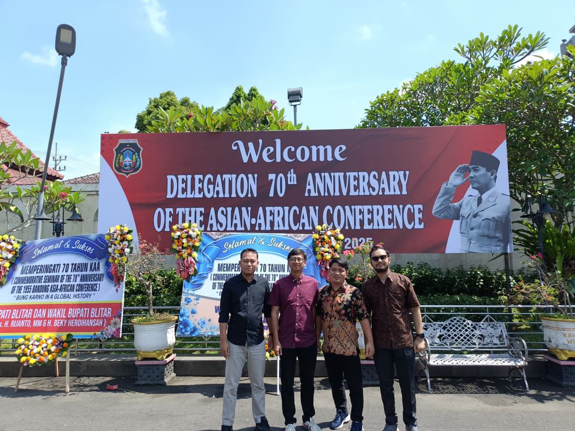 Dosen FISIP Untag Surabaya Hadiri Peringatan 70 Tahun Konferensi Asia-Afrika di Kota Blitar
