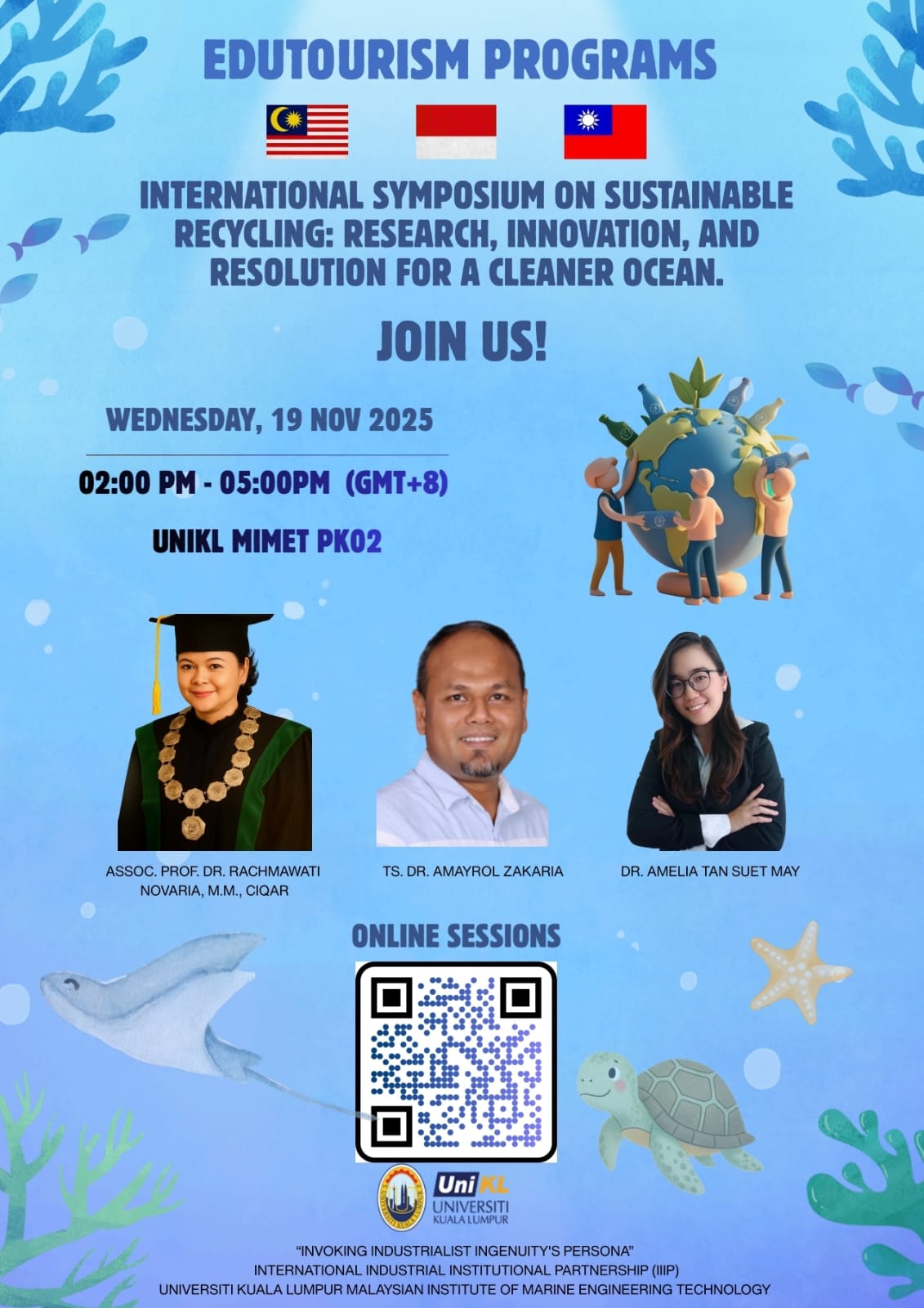 Dr. Rachmawati Novaria, MM Jadi Narasumber pada 1st International Symposium on Sustainable Recycling Research, Innovation and Resolution For A Cleaner