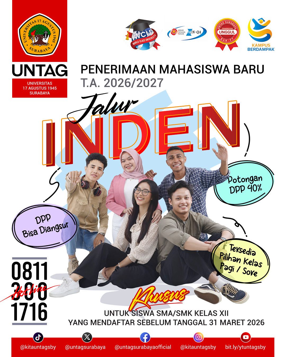 Penerimaan Mahasiswa Baru Jalur Inden