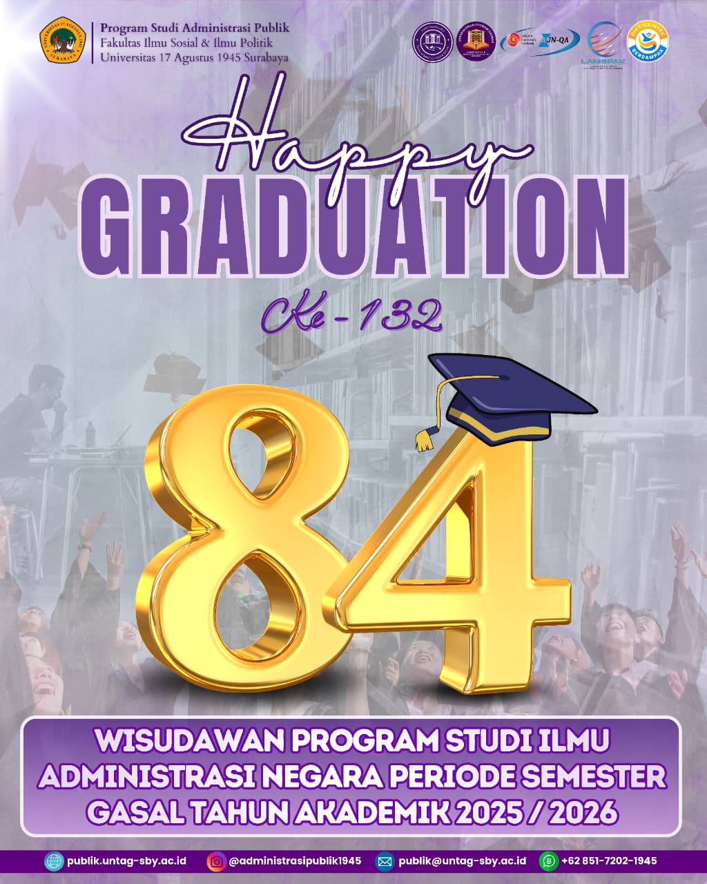 Selamat Kepada Wisudawan Semester Gasal 2025/2026