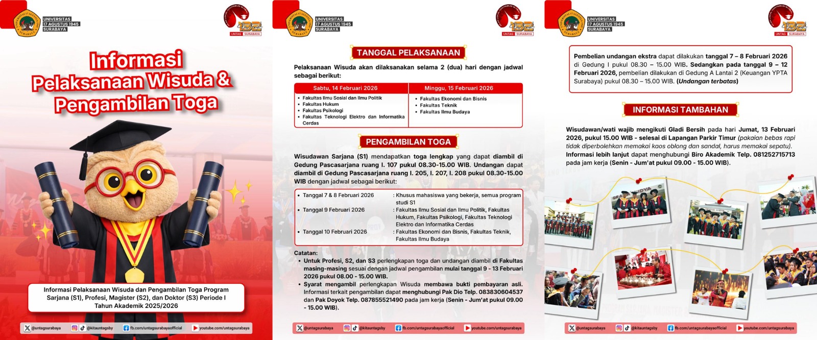 Info Wisuda Gasal 2025-2026