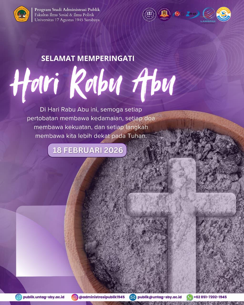 Peringatan Rabu Abu 2026