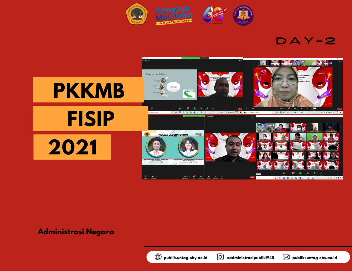 PKKMB hari ke dua FISIP Untag Surabaya