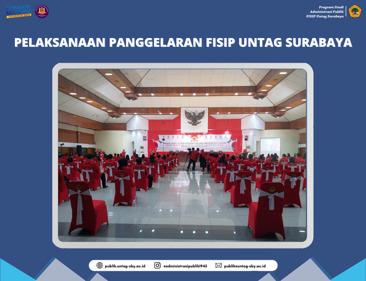 PELAKSANAAN PANGGELARAN SEMESTER GASAL 2021/2022 FISIP UNTAG SURABAYA 