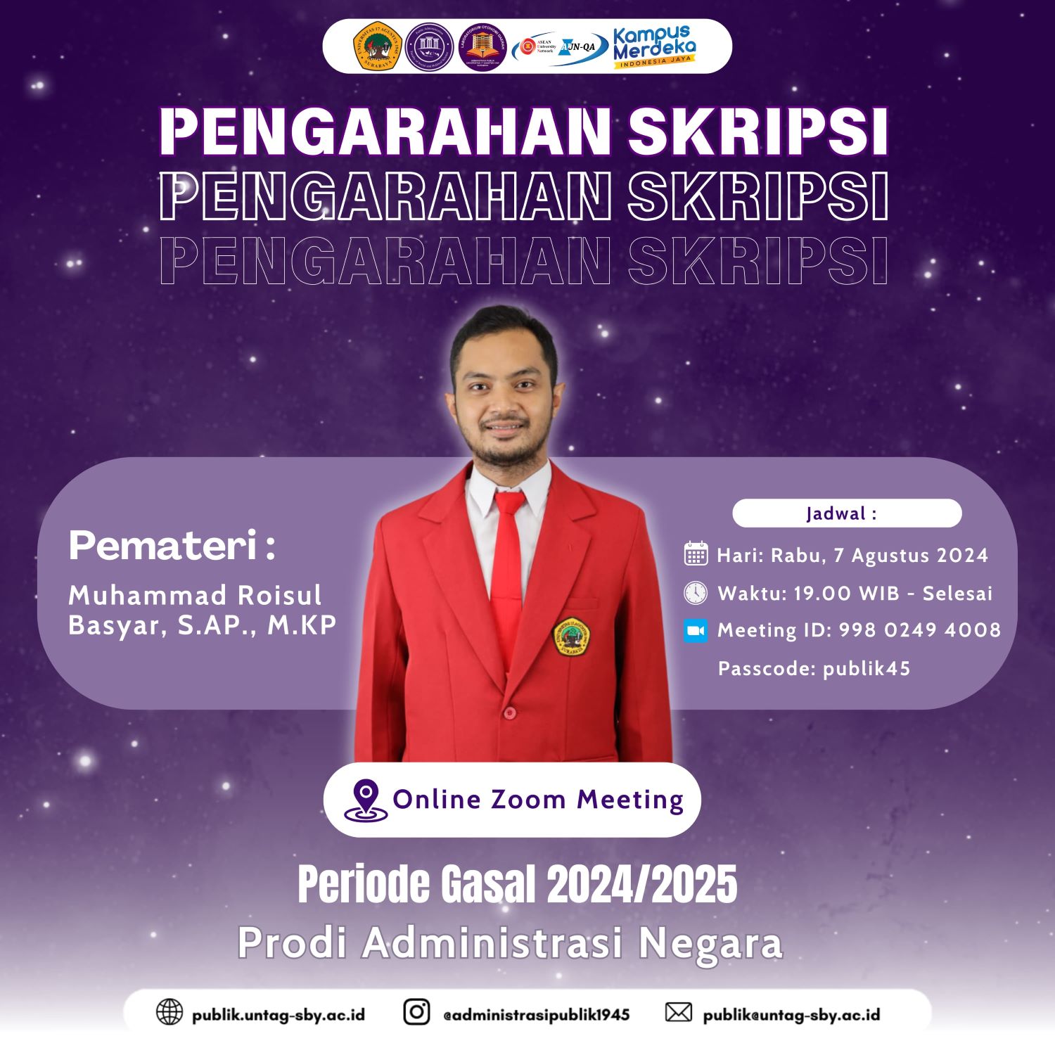 Pengarahan Skripsi Gasal 2024/2025